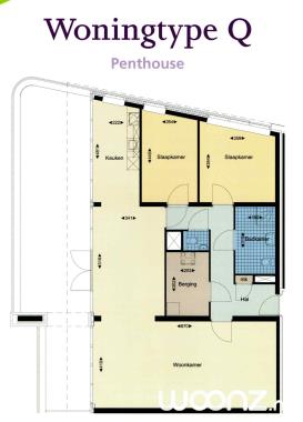 Type Q Penthouse hoek appartement